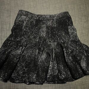 Jacquard Fit-and-Flare Skirt | Banana Republic